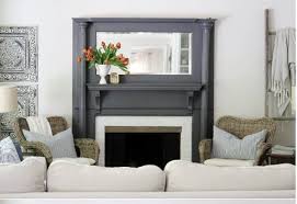 top 50 best painted fireplace ideas