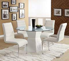 Opt for a long table with enough room for the whole gang. Mauna White Dining Room Set By Furniture Of America Furniturepick