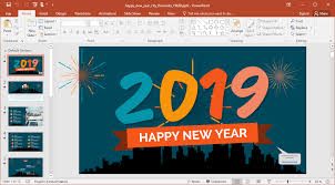 Animated 2019 New Year Powerpoint Templates
