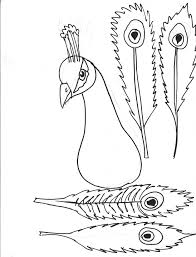Peacock Coloring Pages For Kids Pretty Pretty Peacocks Crafts