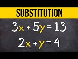 Of Equations Using Substitution