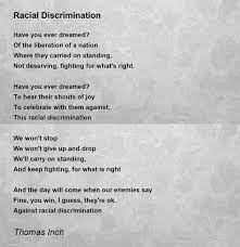 racial discrimination racial