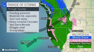 Bomb cyclone, atmospheric river to ...