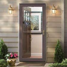 Aluminum Storm Door With Brass Hardware