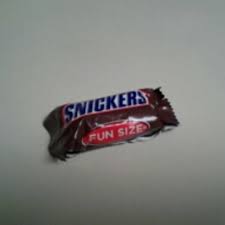 calories in snickers snickers fun size