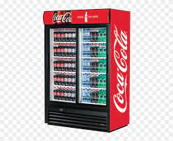 drink fridge png coca cola double