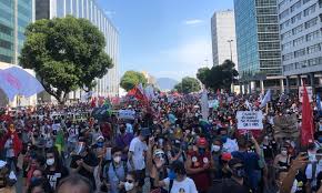 Manifestantes de belo horizonte e de outras cidades do país já ocupam as ruas em atos contra o presidente jair bolsonaro, neste sábado. Oxgzz1d908wvzm