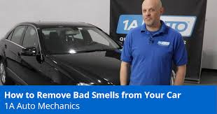 how to get a bad smell out of your car