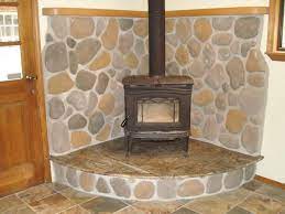 Stone Fireplace Installation With