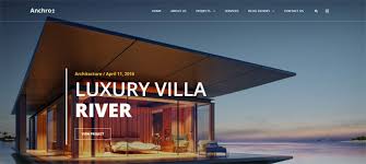 Interior design of modern villa. Architecture Wordpress Themes To Design An Architect S Website