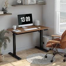 It's common knowledge that sitting all day can negatively affect health and may contribute to neck and back pain, poor posture, bad circulation and more. Fitueyes Fenge Electric Stand Up Desk 48x24 Inches Standing Desk Height Adjustable Home Office Table Computer Desk Ed S48101wb Reviews Wayfair Ca