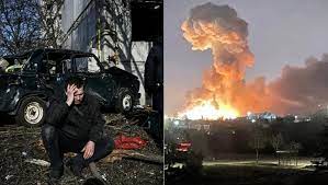 Imagini tulburătoare surprinse în Ucraina, la câteva ore după ce a început războiul cu Rusia. Oamenii se grăbesc să plece din țară | Antena 1