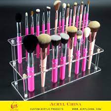 24 hole clear acrylic cosmetic brush