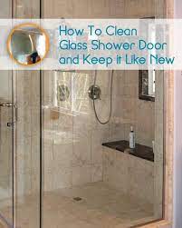 Clean Glass Shower Doors Door Dryers