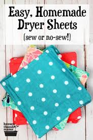 diy homemade dryer sheets brown thumb