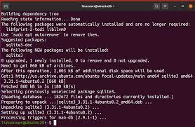 install sqlite browser in ubuntu 20 04