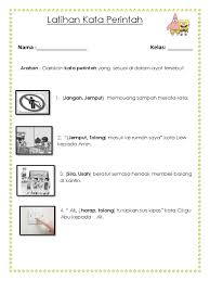 You can do the exercises online or download the worksheet as pdf. Latihan Kata Perintah