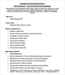 This hr officer job description is a highly versatile template because it can be used for purposes such as recruitment, appraisal, job evaluation, and training. Human Resource Manager Job Description 16 Free Word Pdf Format Download Free Premium Templates
