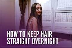 how-do-black-girls-keep-their-hair-straight-overnight