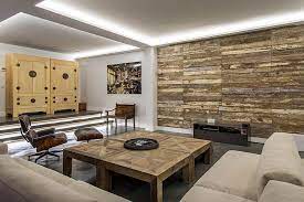 Living Room Wood Accent Walls