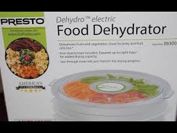 unboxing dehydrator presto food