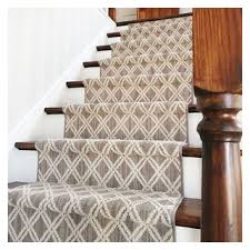trellis pattern staircase carpet runner