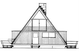 2 Story 2 Bedroom A Frame House Plan