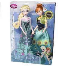 Quà tặng búp bê Elsa và Anna mùa hè - Disney Frozen Fever Anna and Elsa  Dolls