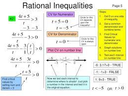 Ppt Rational Inequalities Powerpoint