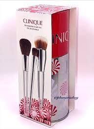 clinique essential makeup brushes 3pc