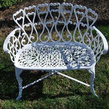 Victorian Cast Aluminum Garden Bench