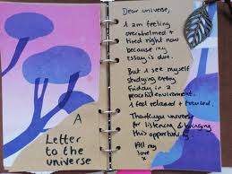 how to write a letter to the universe