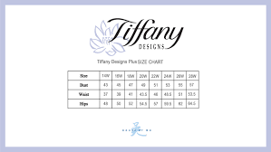 Tiffany Designs Plus Size Chart House Of Wu