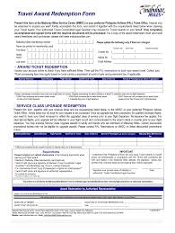 2015 2019 Form Philippine Airlines Tarf Fill Online