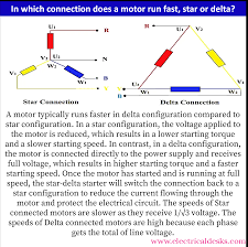 motor run fast star or delta