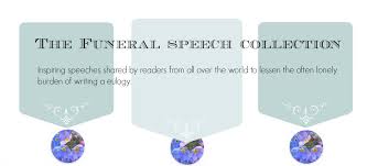 Free Sample Eulogies Funeral Speeches Eulogy Examples