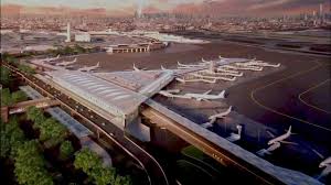 It is one of three major airports serving the new york metropolitan area; Newark Airport Opens New 1 Million Square Foot Terminal Youtube