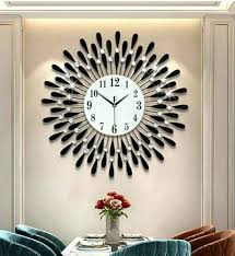 Quartz Black Decorative Wall Clock