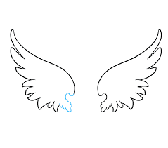 How To Draw Angel Wings In A Few Easy Steps Easy Drawing