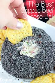 the best chipped beef cheese ball is loved by all you ll want to double this recipe for sure because this appetizer won