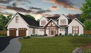 open concept ranch house plan with big