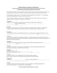 Resume With Objective Statement Engineering Resume Objective