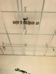 how is fan hook added to plaster ceiling