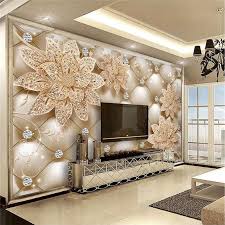 Tv Background Wall Paper 3d Frescoes