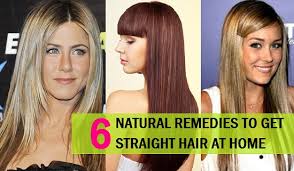 Make sure to secure your strands with bobby pins. Natural Remedies To Get Straight Hair Naturally At Home