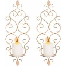 Metal Candelabra Wall Sconces