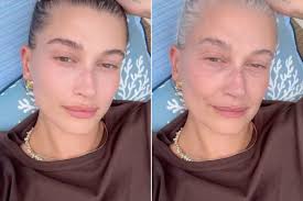 hailey bieber says she looks exactly