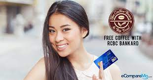 free coffee with rcbc credit card