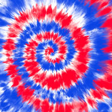 American Flag Background Red And Blue Color