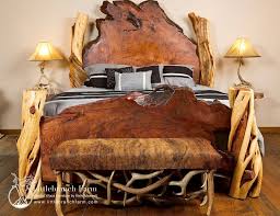 Rustic Beds Natural Wood Bed And Wood